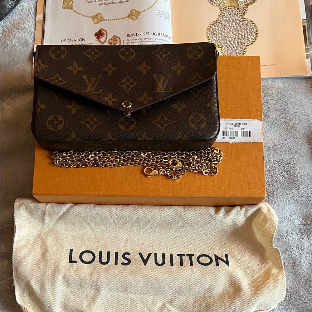 Louis Vuitton Brown Crossbody Bag